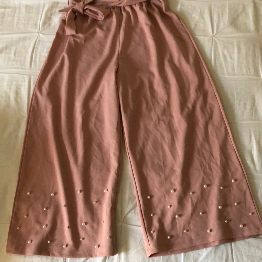 Flowy pink pants